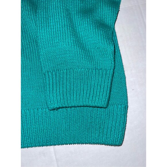 Chaps Ralph Lauren Green Men's Long Sleeve Pullover Sweater Lg‎ A45 - Picture 2 of 7